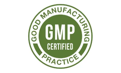 Fluxactive Complete GMP manufacturing badge